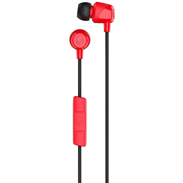 ყურსასმენი Skullcandy JIB IN EAR W/MIC 1, Black/Red