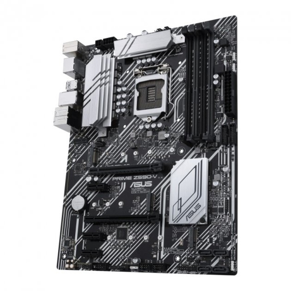 დედა დაფა ASUS Z590-V-SI, LGA1200, 11th Gen PCIe® 4.0, 3x M.2, SATA 6 Gbps, HDMI, DisplayPort