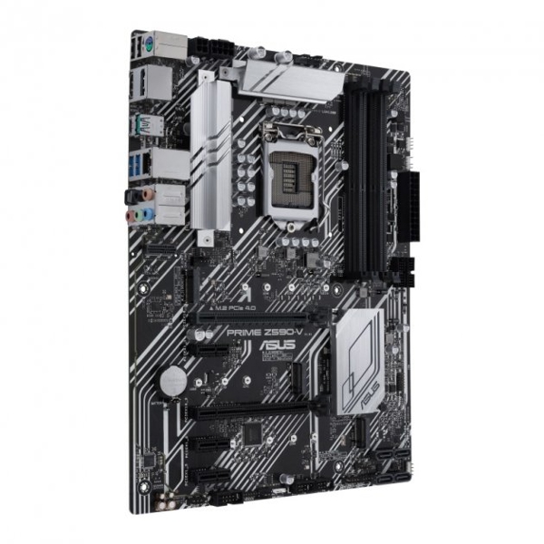 დედა დაფა ASUS Z590-V-SI, LGA1200, 11th Gen PCIe® 4.0, 3x M.2, SATA 6 Gbps, HDMI, DisplayPort