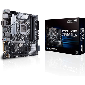 დედა დაფა ASUS PRIME_Z490M-PLUS s1200 Z490 4xDDR4 M.2 HDMI-DP-DVI mATX