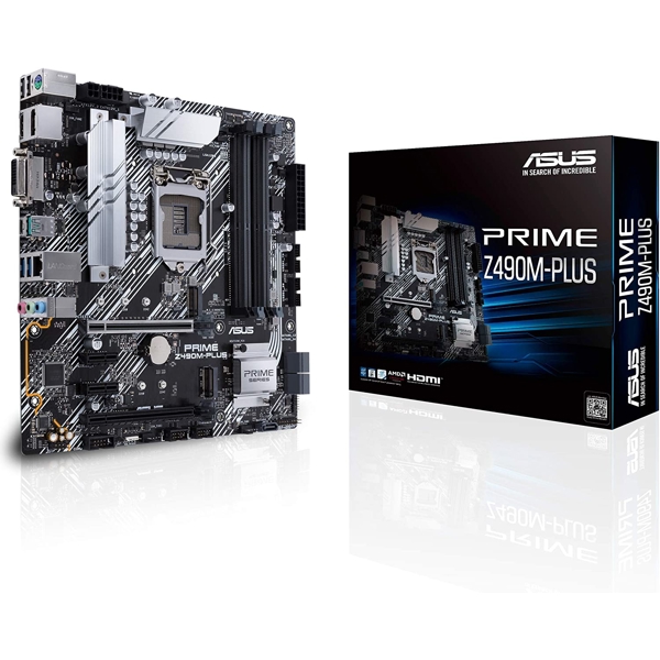 დედა დაფა ASUS PRIME_Z490M-PLUS s1200 Z490 4xDDR4 M.2 HDMI-DP-DVI mATX