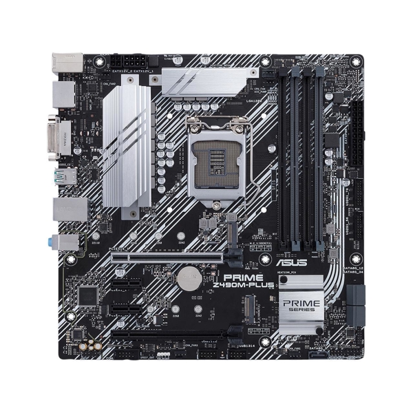 დედა დაფა ASUS PRIME_Z490M-PLUS s1200 Z490 4xDDR4 M.2 HDMI-DP-DVI mATX