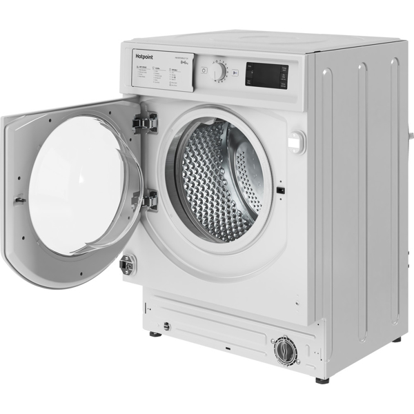 ჩასაშენებელი სარეცხი მანქანა Hotpoint BI WDHG 861484 EU, 8Kg, 1351 Rpm,  A+++,  Built-in, White