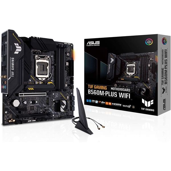 დედა დაფა ASUS TUF GAMING B560M, LGA1200, 4 x DDR4, 2 x M.2, DisplayPort, HDMI