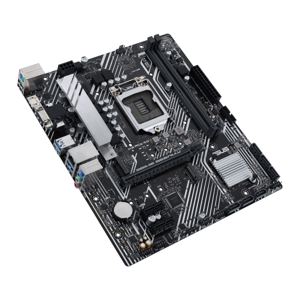 დედა დაფა ASUS PRIME B560M-K, LGA1200,11th Gen,  mATX, PCIe® 4.0, 2 x M.2,RGB header HDMI, D-Sub