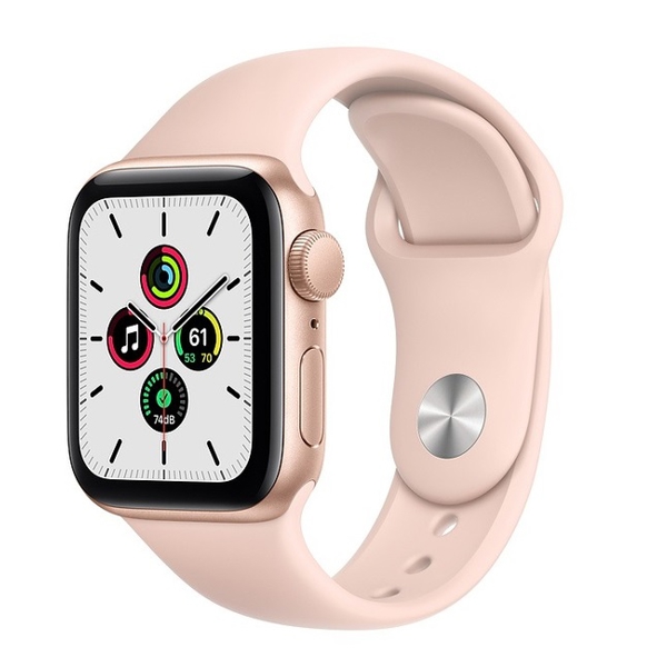 სმარტ საათი Apple Watch SE GPS 40mm Gold Aluminium Case with Pink Sand Sport Band 