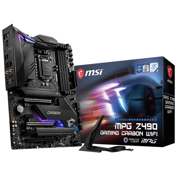 დედა დაფა MSI MPG_Z490_GAM_CARB_WIFI s1200 Z490 4xDDR4 HDMI-DP Wi-Fi BT ATX