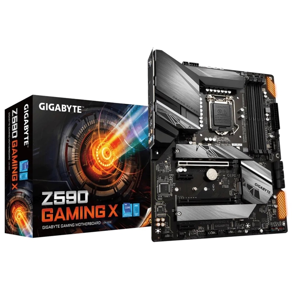 დედა დაფა GIGABYTE Motherboard Z590 GAMING X s1200 Z590 4xDDR4 M.2 DP Type-C 2.5GbE LAN ATX