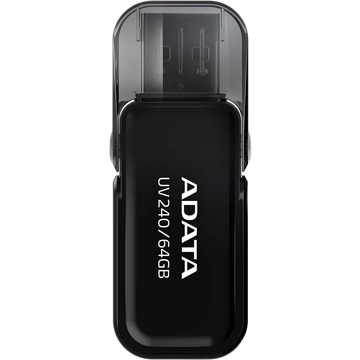 USB ფლეშ მეხსიერება ADATA AUV240-16G-RBK, USB Flash Drive