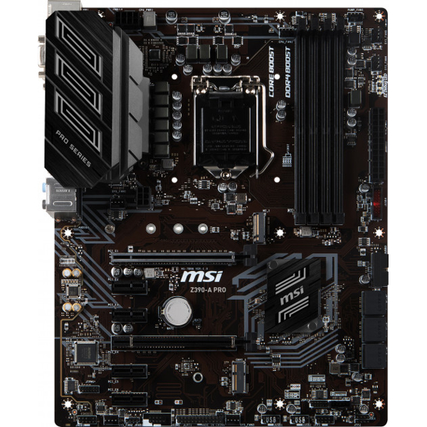 დედა დაფა MSI Z390-A_PRO s1151 Z390 4xDDR4 M.2 DP-DVI-VGA ATX