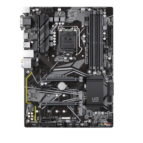 დედა დაფა GIGABYTE Motherboard B460 HD3 s1200 B460 4xDDR4 M.2 HDMI-DVI-VGA ATX