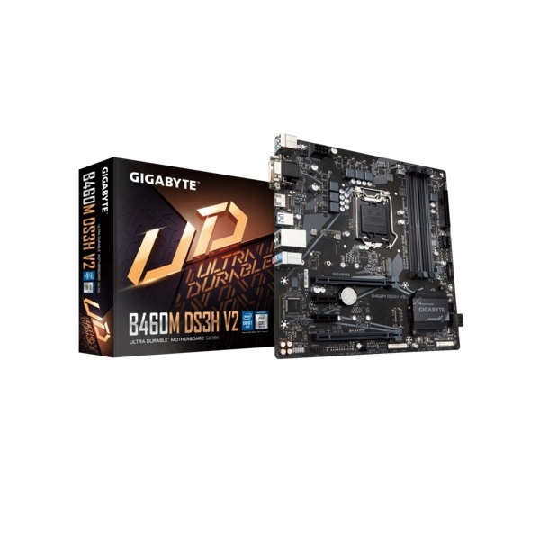 დედა დაფა GIGABYTE Motherboard B460M DS3H s1200 B460 4xDDR4 M.2 HDMI-DVI-VGA mATX