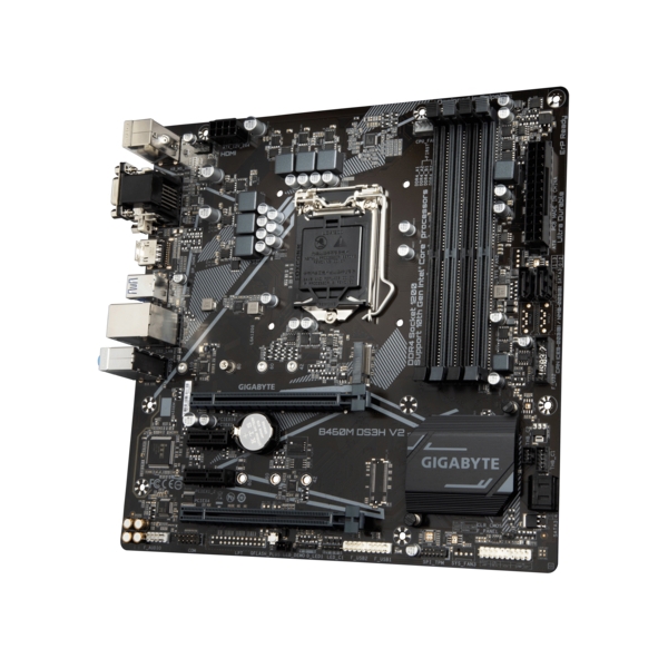 დედა დაფა GIGABYTE Motherboard B460M DS3H s1200 B460 4xDDR4 M.2 HDMI-DVI-VGA mATX