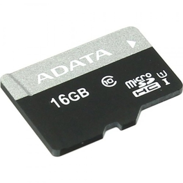 SD ბარათი ADATA AUSDH16GUICL10-R, 16GB Premier microSDHC UHS-I U1 Card (Class 10) 