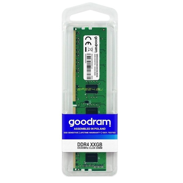 ოპერატიული მეხსიერება Goodram 8GB DDR4-2666 UDIMM (GR2666D464L19S/8G)