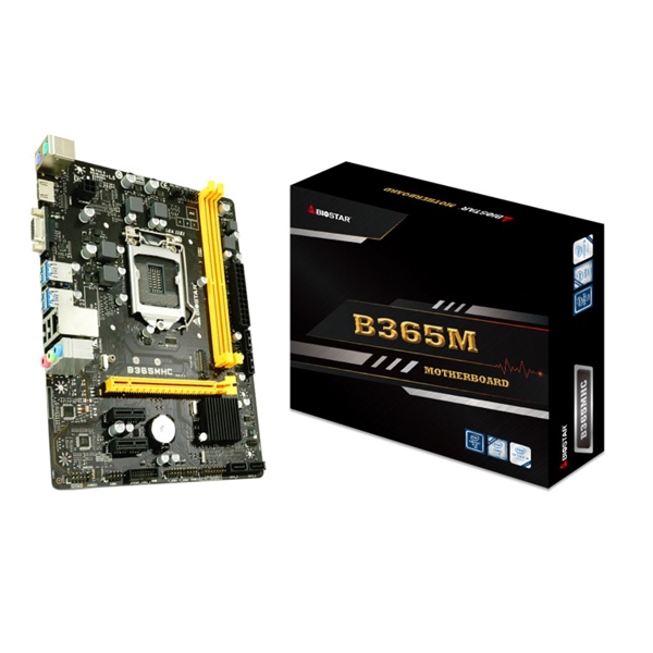 დედა დაფა LGA 1151 Biostar Mainboard INTEL B365, Socket 1151, uATX, GbE