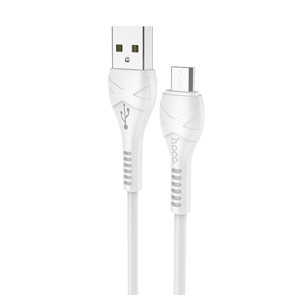 USB კაბელი Hoco X37 Cool Micro-USB Cable 1m White