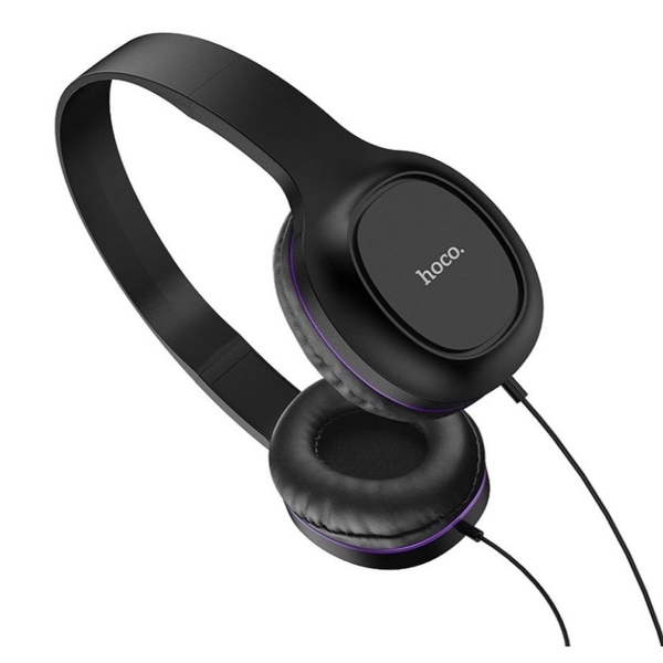 ყურსასმენი Hoco W24 Enlighten Headphones with Mic, 2 Pieces Purple