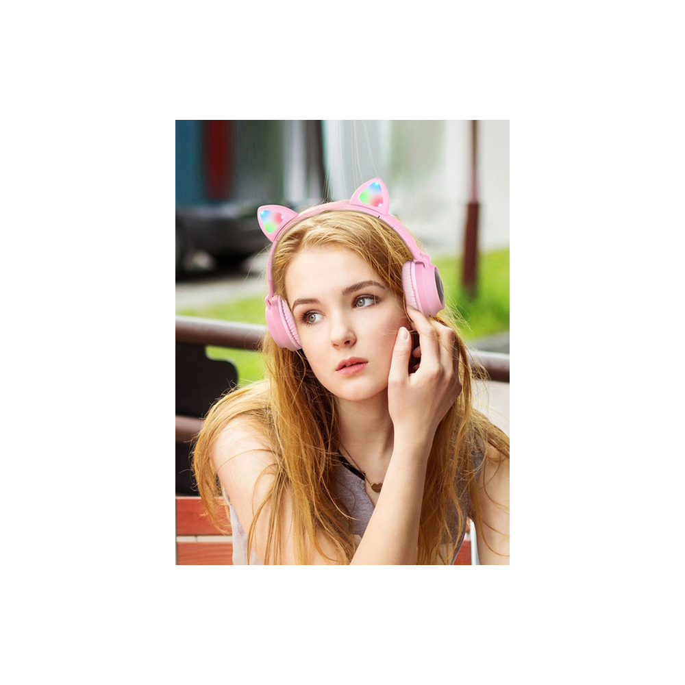ყურსასმენი HOCO W27 CAT EAR WIRELESS HEADPHONES