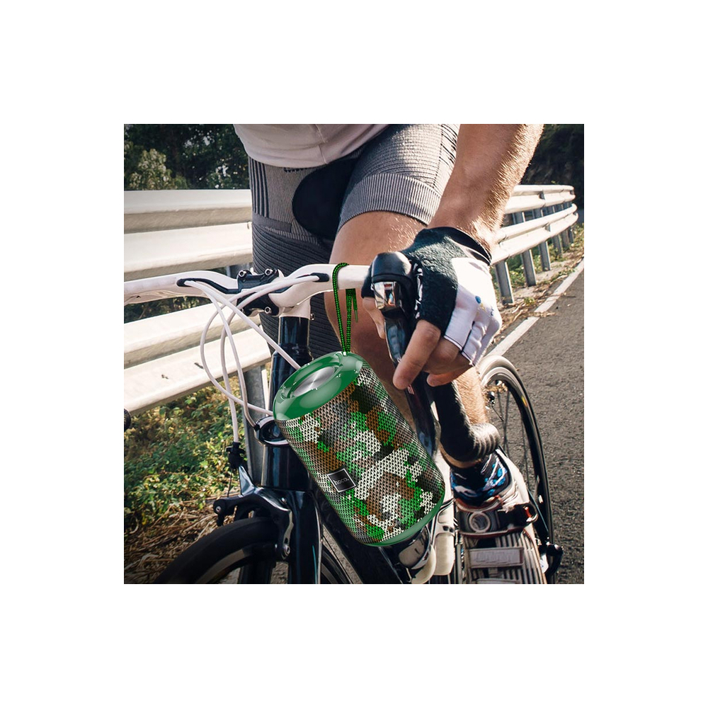 უსადენო დინამიკი WIRELESS  HOCO HC1 TRENDY SOUND SPORTS WIRELESS SPEAKER CAMOUFLAGE GREEN