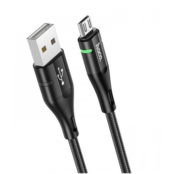 USB კაბელი Hoco U93 USB to Micro USB, 1.2m Cable Black