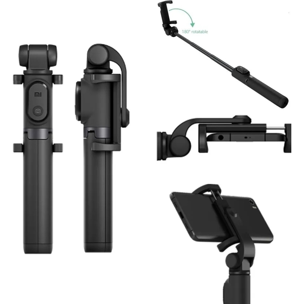 სელფის ჯოხი Xiaomi X16084 Mi Selfie Stick Tripod Black