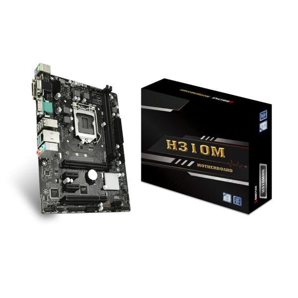 დედა დაფა Biostar H310MHG MAINBOARD, INTEL H310, SOCKET 1151, UATX, GBE M2