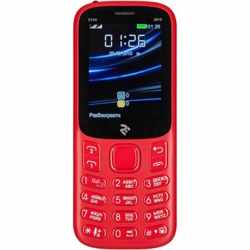 მობილური ტელეფონი 2E E240 2019 DualSim Red