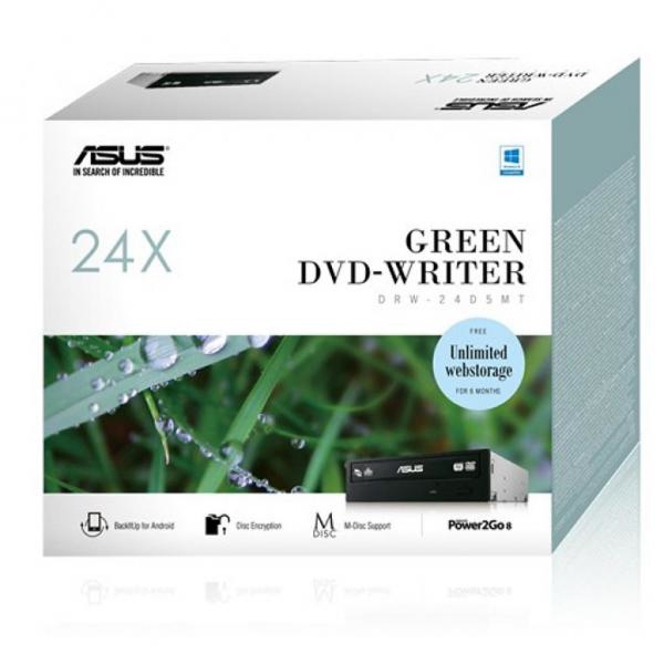 დისკის წამკითხველი ASUS DRW-24D5MT / BLK / B / AS