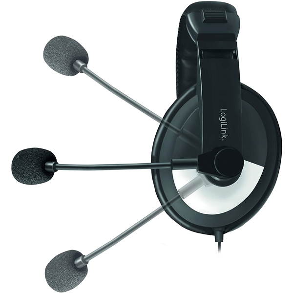 ყურსასმენი Logilink HS0019 Over-ear headphones Black