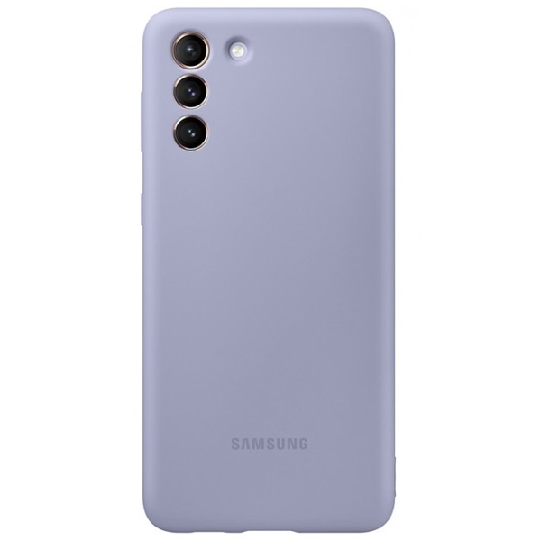 მობილურის ქეისი Samsung Galaxy S21 Plus Silicone Cover Purple (EF-PG996TVEGRU)