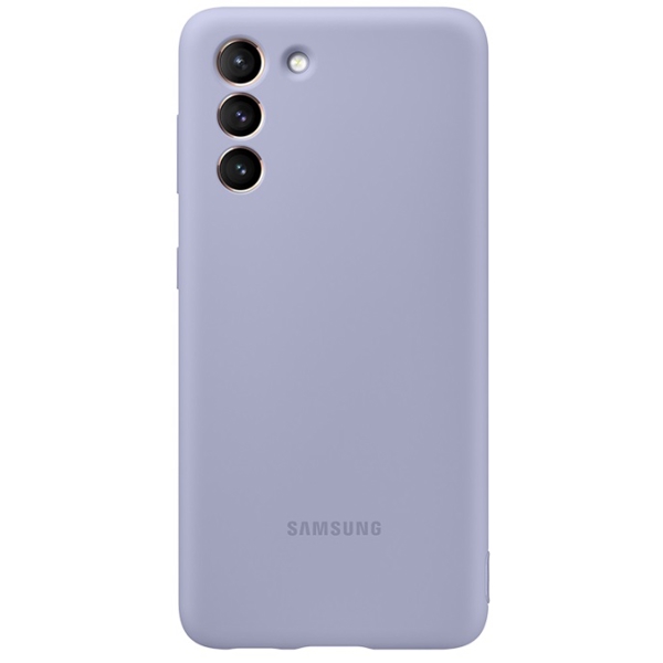 მობილურის ქეისი Samsung Galaxy S21 Silicone Cover Purple (EF-PG991TVEGRU)