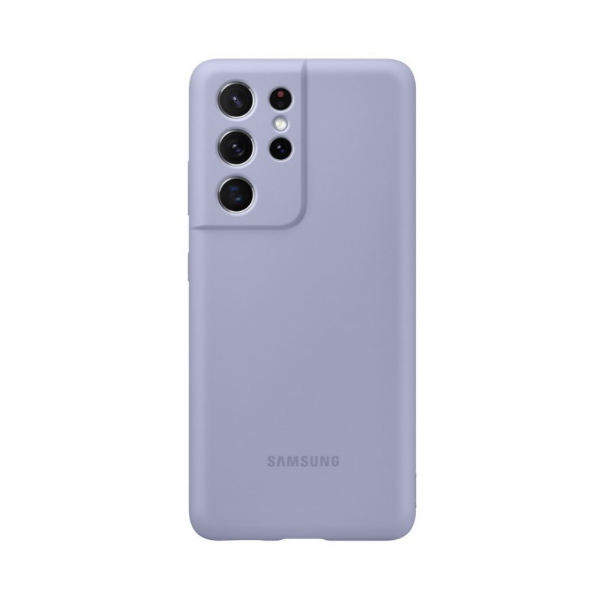 მობილურის ქეისი Samsung Galaxy S21 Ultra Silicone Cover Purple (EF-PG998TVEGRU)