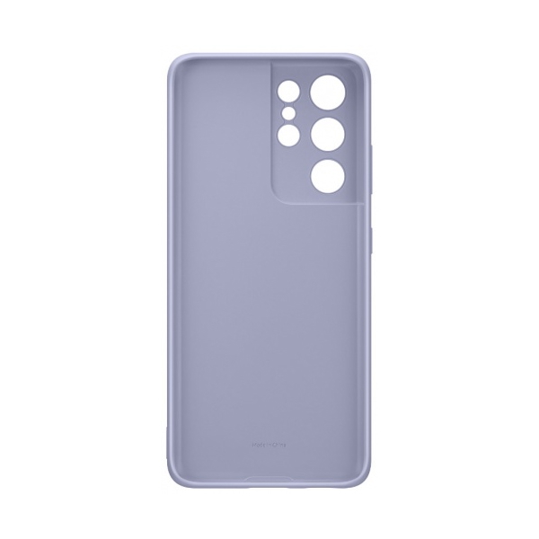 მობილურის ქეისი Samsung Galaxy S21 Ultra Silicone Cover Purple (EF-PG998TVEGRU)