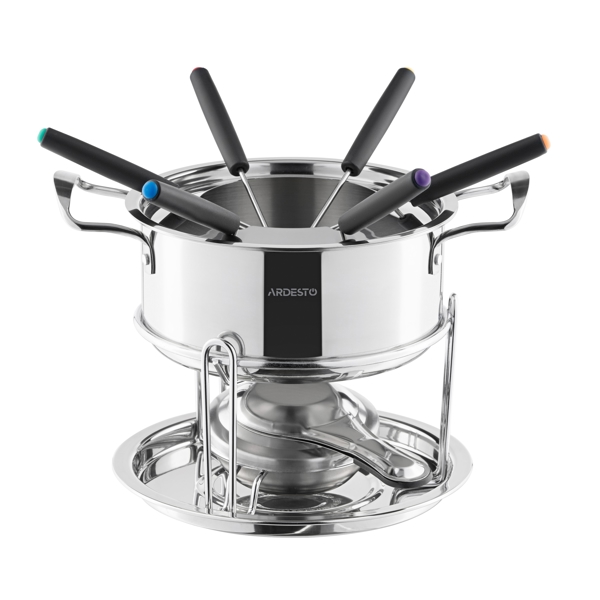 ფონდიუს აპარატის ნაკრები ARDESTO Fondue set, stainless steel, 10 items