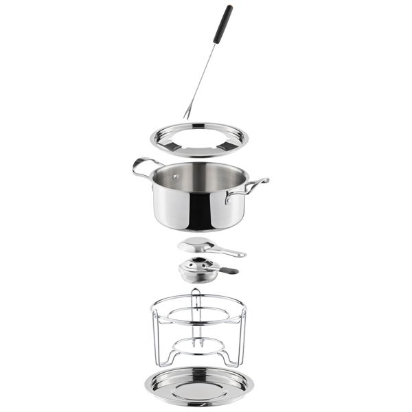 ფონდიუს აპარატის ნაკრები ARDESTO Fondue set, stainless steel, 10 items