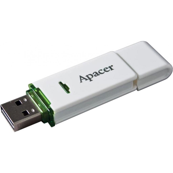 USB ფლეშ მეხსიერება APACER AH358 32GB USB3.0 (AP32GAH358W-1) WHITE