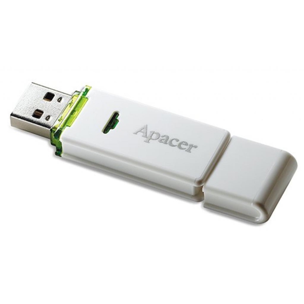 USB ფლეშ მეხსიერება APACER AH358 32GB USB3.0 (AP32GAH358W-1) WHITE