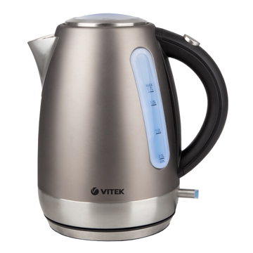 ელექტრო ჩაიდანი VITEK VT-7025 ST Round Disk Stainless Steel