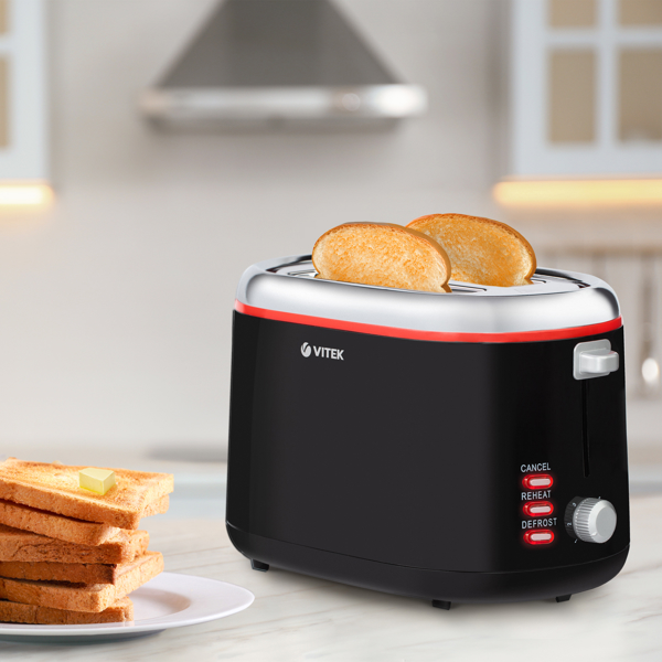 ტოსტერები VITEK VT-7163 Toaster 850 W Black