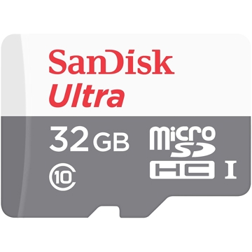 მეხსიერების ბარათი SanDisk SDSQUNR-032G-GN3MN 32GB Ultra microSDHC White/Grey