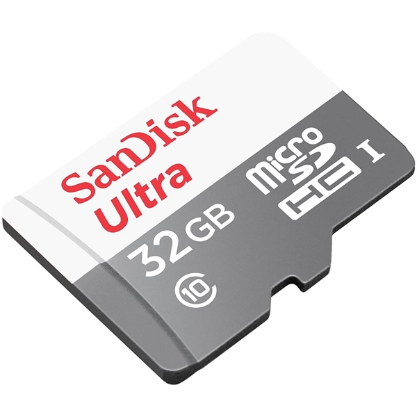 მეხსიერების ბარათი SanDisk SDSQUNR-032G-GN3MN 32GB Ultra microSDHC White/Grey