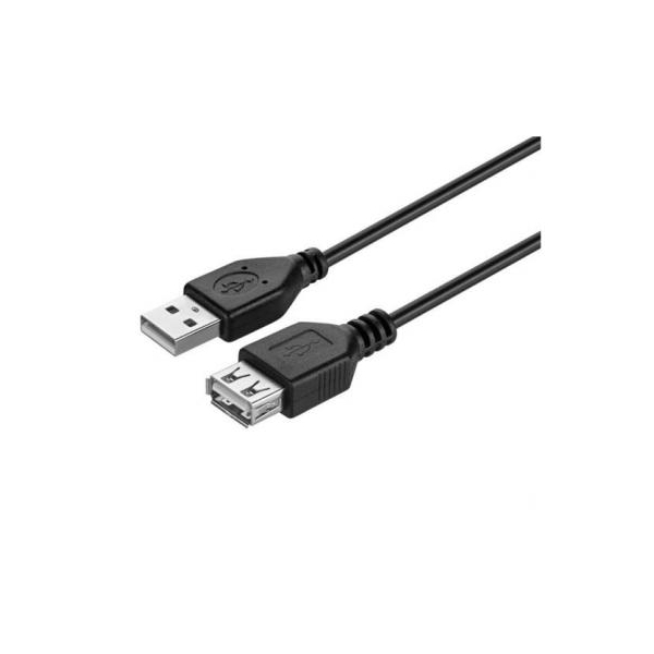 USB კაბელი Date cable USB 2.0 AM / AF 1.8m Kit (KITS-W-005)