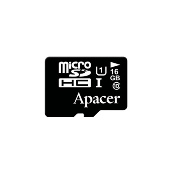 მეხსიერების ბარათი Apacer 16GB microSDHC C10 AP16GMCSH10U1-R