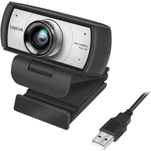 ვებკამერა Logilink UA0377 Webcam 120° USB Black