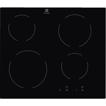 ჩასაშენებელი ქურა Electrolux EHV56240AK Hob Built-in, Electric 6300W Black