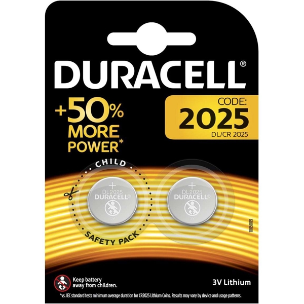 ელემენტი Duracell LI 2025 2BL (045514)