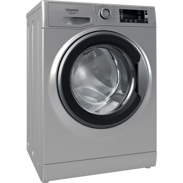 სარეცხი მანქნა Hotpoint-Ariston NLCD 945 SS A EU 9Kg, 1351 Rpm, B Silver