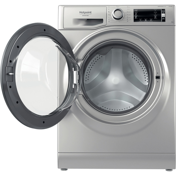 სარეცხი მანქნა Hotpoint-Ariston NLCD 945 SS A EU 9Kg, 1351 Rpm, B Silver