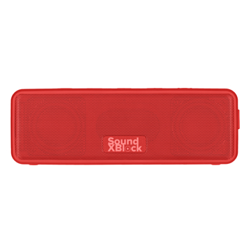 პორტატული დინამიკი 2E SOUNDXBLOCK TWS MP3 WIRELESS WATERPROOF Red 2E-BSSXBWRD